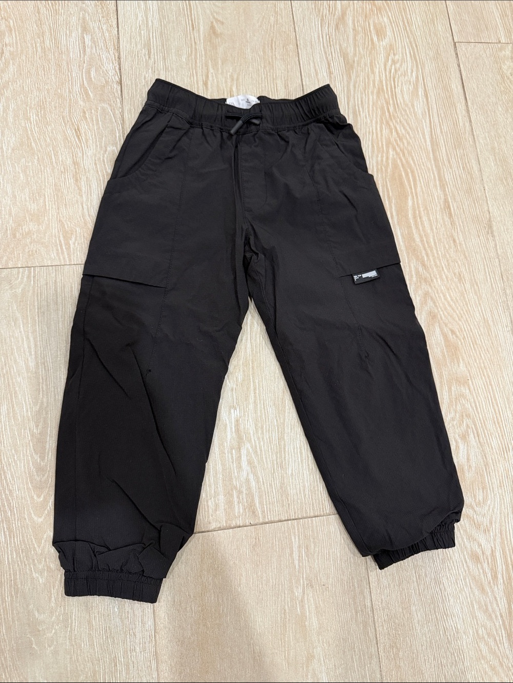 Zara Black Kids Cargo Joggers
